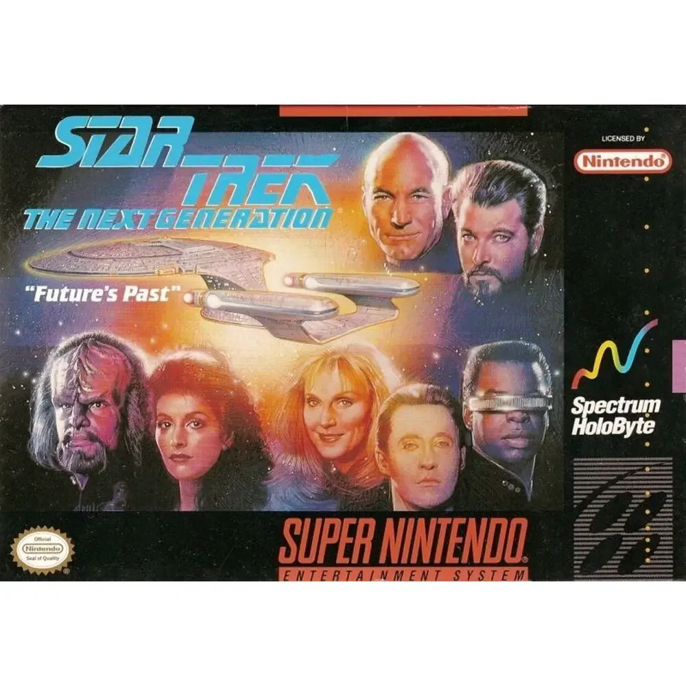 Star Trek The Next Generation Future's Past SNES Sealed New Rare Spectrum